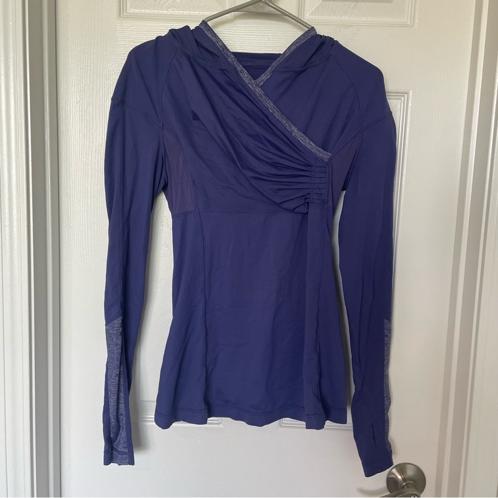 Lululemon Womens Run For Your Life Cross Train Pullover Hoodie Top Active